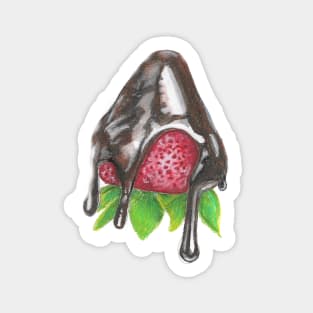 Chocolate Dipped Strawberry Sticker